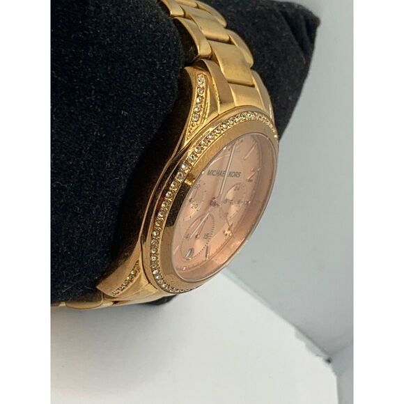 Michael Kors MK5263 Women's Gold Stainless Steel Analog Dial Quartz Watch JD236 - Picture 4 of 11